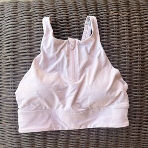 lululemon athletica Light Pink High-Neck Tank Sports Bra